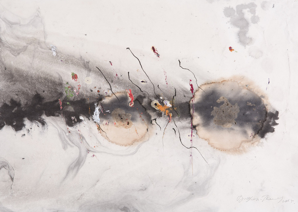 Z⇌Z²+C NO.＃66   painting on paper  52x37cm  Dragon